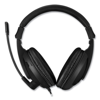 Adesso Xtream H5U Stereo Multimedia Headset with Mic, Binaural Over the Head, Black (ADEXTREAMH5U)