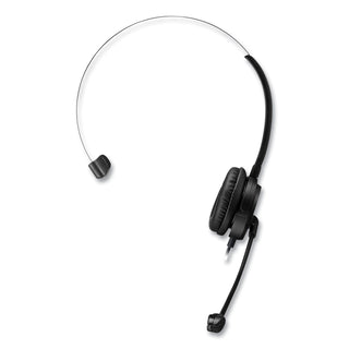 Adesso Xtream P1 USB Wired Multimedia Headset with Microphone, Monaural Over the Head, Black (ADEXTREAMP1)
