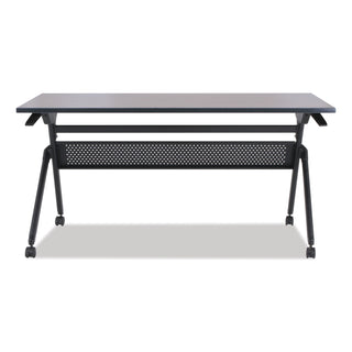 Alera® Flip and Nest Table Base, 55 7/8w x 23 5/8d x 28 1/2h, Black (ALEVA7276BK)
