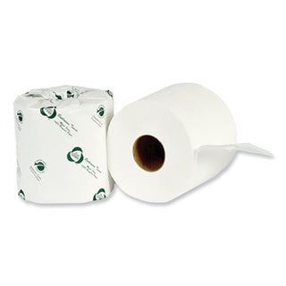 Eco Green® Recycled Two-Ply Standard Toilet Paper, Septic Safe, White, 4.25" Wide, 500 Sheets/Roll, 80 Rolls/Carton (APAEB8542)