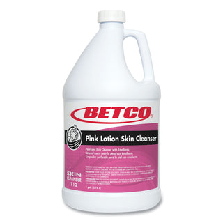 Betco® Pink Lotion Skin Cleanser, Lotion, 1 gal, Clean Bouquet, Applicable on Hand, pH Balanced, Moisturising, Non-irritating, 4/Carton (BET1120400)