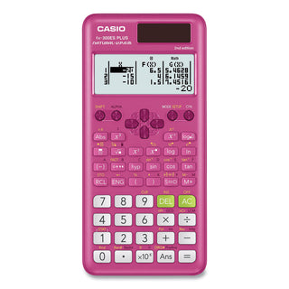 Casio® FX-300ES Plus 2nd Edition Scientific Calculator, 16-Digit LCD, Pink (CSO300ESPLS2PK)