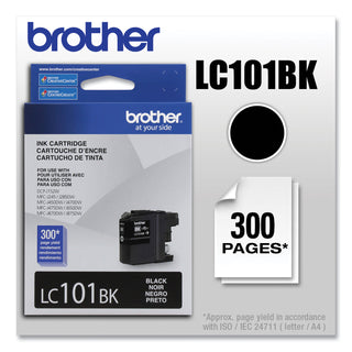 Brother LC101BK Innobella Ink, 300 Page-Yield, Black (BRTLC101BK)