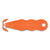 Klever Kutter™ Kurve Blade Plus Safety Cutter, 5.75" Handle, Orange, 10/Box (KLVPLS100G)