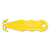 Klever Kutter™ Kurve Blade Plus Safety Cutter, 5.75" Handle, Yellow, 10/Box (KLVPLS100Y)