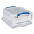 Really Useful Box® Snap-Lid Storage Bin, 2.14 gal, 11" x 14" x 5", Clear/Blue, 5/Pack (RUA81CPK5CB)