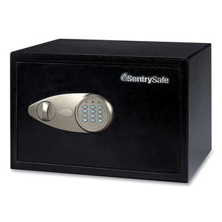 Sentry® Safe X055 Electronic Safe w/ Lock&Key, 13-3/4&quot; x 10-5/8&quot; x 8-11/16&quot; (SENX055)