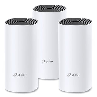 TP-Link Deco M4 AC1200 Whole Home Mesh Wi-Fi System, 2 Ports, Dual-Band 2.4 GHz/5 GHz (TPLDECOM43PACK)