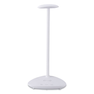 Bostitch® Flexible Wireless Charging LED Desk Lamp, 12.88"h, White (BOSVLED1816BOS)
