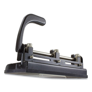 Officemate 2 Hole Punch, 2 3/4&quot; Center Holes, Punches 20 Sheets, Black (OIC90078)
