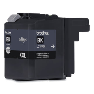 Brother LC109BK Innobella Super High-Yield Ink, 2400 Page-Yield, Black (BRTLC109BK)