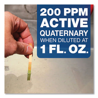 Clean Quick® Broad Range Quaternary Sanitizer, Sweet Scent, 1 gal Closed-Loop Plastic Jug, 3/Carton (PPL07534)