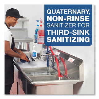 Clean Quick® Broad Range Quaternary Sanitizer, Sweet Scent, 1 gal Closed-Loop Plastic Jug, 3/Carton (PPL07534)