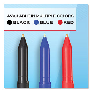 Papermate® Write Bros. Ballpoint Pen, Bold 1.2 mm, Black Ink/Barrel, Dozen (PAP2124520)