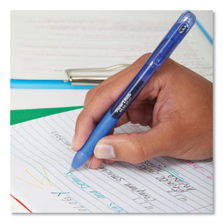 Papermate® InkJoy Stick Gel Pen, Medium 0.7mm, Black Ink/Barrel, Dozen (PAP2022985)