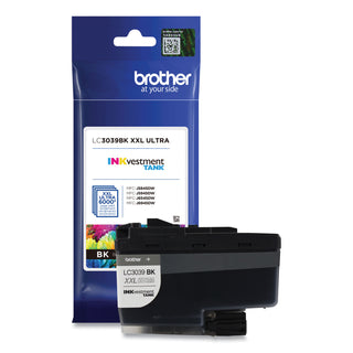 Brother LC3039BK INKvestment Ultra High-Yield Ink, 6000 Page-Yield, Black (BRTLC3039BK)