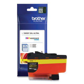 Brother LC3035Y INKvestment Ultra High-Yield Ink, 5000 Page-Yield, Yellow (BRTLC3035Y)