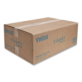 Morcon Paper Valay Proprietary Roll Towels, 1-Ply, 8" x 800 ft, White, 6 Rolls/Carton (MORVW888)