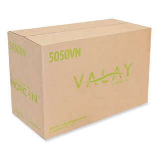 Morcon Paper Valay Interfolded Napkins, 1-Ply, 6.3 x 8.85, Kraft, 6,000/Carton (MOR5050VN)