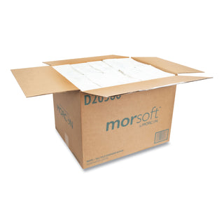 Morcon Paper Morsoft Dispenser Napkins, 1-Ply, 6 x 13.5, White, 500/Pack, 20 Packs/Carton (MORD20500)