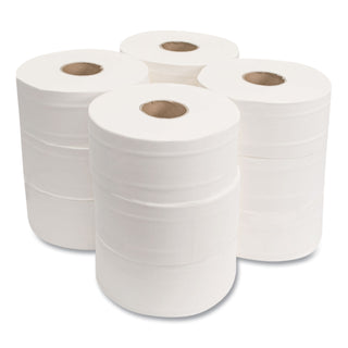 Morcon Paper Jumbo Bath Tissue, Septic Safe, 2-Ply, White, 750 ft, 12 Rolls/Carton (MORVT110)