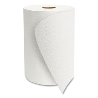 Morcon Paper 10 Inch TAD Roll Towels, 1-Ply, 10" x 550 ft, White, 6 Rolls/Carton (MORVT106)