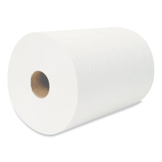 Morcon Paper 10 Inch TAD Roll Towels, 1-Ply, 10" x 550 ft, White, 6 Rolls/Carton (MORVT106)