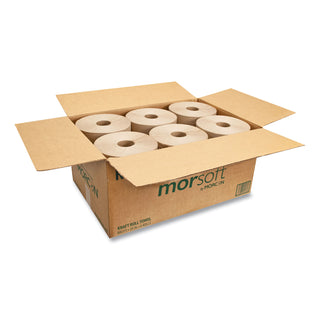 Morcon Paper 10 Inch Roll Towels, 1-Ply, 10" x 800 ft, Kraft, 6 Rolls/Carton (MORR106)
