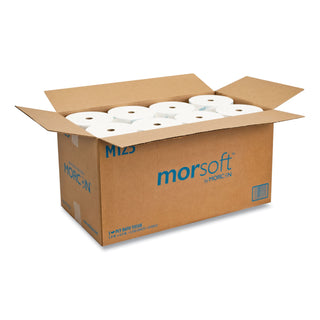 Morcon Paper Small Core Bath Tissue, Septic Safe, 1-Ply, White, 2500 Sheets/Roll, 24 Rolls/Carton (M125MS)