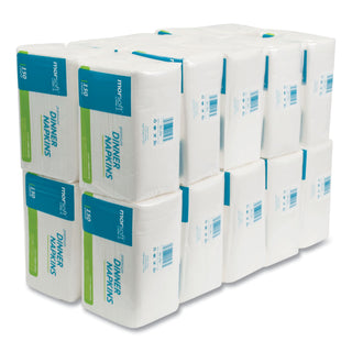 Morcon Paper Morsoft Dinner Napkins, 2-Ply, 14.5 x 16.5, White, 3,000/Carton (MOR3466)