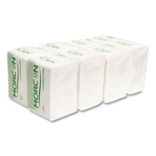 Morcon Paper Morsoft Beverage Napkins, 9 x 9/4, White, 500/Pack, 8 Packs/Carton (MORB8500)