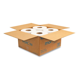 Morcon Paper Jumbo Bath Tissue, Septic Safe, 2-Ply, White, 1000 ft, 12/Carton (MORM99)