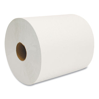 Morcon Paper Hardwound Paper Towel, 8" x 800', White, 1-Ply, 6 Rolls/Case, 4800' per Case (MORW6800)