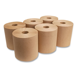 Morcon Paper Morsoft Universal Roll Towels, 8" x 800 ft, Brown, 6 Rolls/Carton (MORR6800)