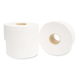 Morcon Paper Jumbo Bath Tissue, Septic Safe, 2-Ply, White, 750 ft, 12 Rolls/Carton (MORVT110)