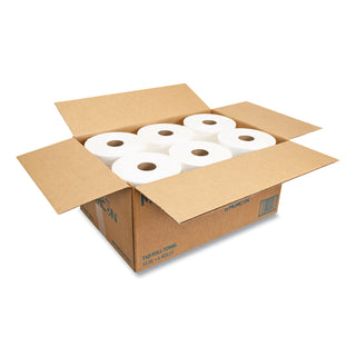 Morcon Paper 10 Inch TAD Roll Towels, 1-Ply, 7.25" x 500 ft, White, 6 Rolls/Carton (MORM610)