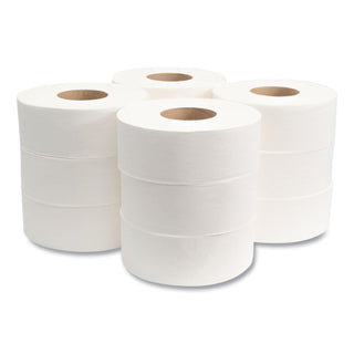 Morcon Paper Jumbo Bath Tissue, Septic Safe, 2-Ply, White, 500 ft, 12/Carton (MOR129X)