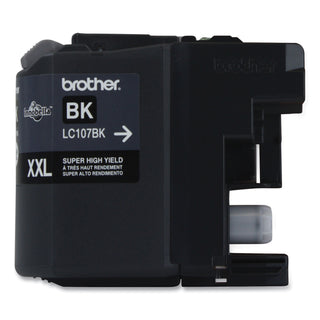 Brother LC107BK Innobella Super High-Yield Ink, 1200 Page-Yield, Black (BRTLC107BK)