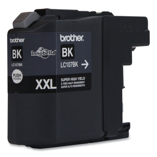 Brother LC107BK Innobella Super High-Yield Ink, 1200 Page-Yield, Black (BRTLC107BK)