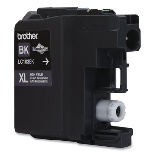 Brother LC103BK Innobella High-Yield Ink, 600 Page-Yield, Black (BRTLC103BK)