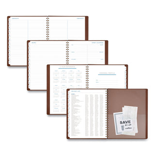 AT-A-GLANCE® Signature Collection Academic Weekly/Monthly Planners, 11.5 x 8, Distressed Brown Cover, 13-Month (July-July): 2024-2025 (AAGYP905A09)