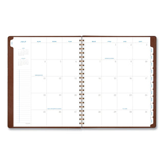 AT-A-GLANCE® Signature Collection Academic Weekly/Monthly Planners, 11.5 x 8, Distressed Brown Cover, 13-Month (July-July): 2024-2025 (AAGYP905A09)