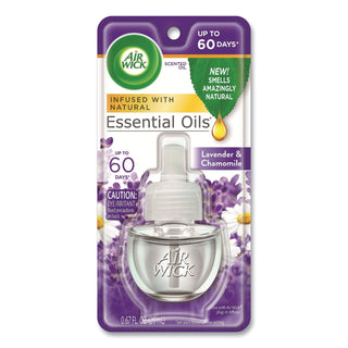 Air Wick® Scented Oil Refill, Lavender & Chamomile, 0.67 oz, Purple, 8/Carton (REC78297)