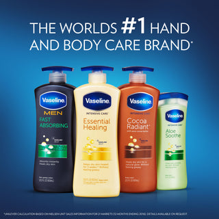 Vaseline® Intensive Care Essential Healing Body Lotion, 3.4 oz Squeeze Tube, 12/Carton (UNI04448CT)