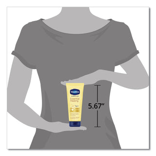 Vaseline® Intensive Care Essential Healing Body Lotion, 3.4 oz Squeeze Tube, 12/Carton (UNI04448CT)