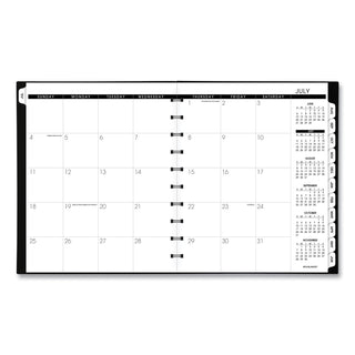 AT-A-GLANCE® Move-A-Page Academic Weekly/Monthly Planners, 11 x 9, Black Cover, 12-Month (July to June): 2024 to 2025 (AAG70957E05)