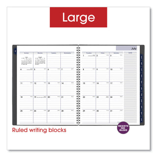 AT-A-GLANCE® DayMinder Academic Weekly/Monthly Desktop Planner, 11 x 8.5, Charcoal Cover, 12-Month (July to June): 2024 to 2025 (AAGAYC52045)