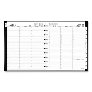 AT-A-GLANCE® Move-A-Page Academic Weekly/Monthly Planners, 11 x 9, Black Cover, 12-Month (July to June): 2024 to 2025 (AAG70957E05)