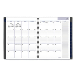 AT-A-GLANCE® DayMinder Academic Weekly/Monthly Desktop Planner, 11 x 8.5, Charcoal Cover, 12-Month (July to June): 2024 to 2025 (AAGAYC52045)