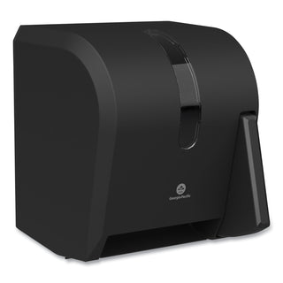 Georgia Pacific® Professional Hygienic Push-Paddle Roll Towel Dispenser, 13 x 10 x 14.4, Black (GPC54338A)